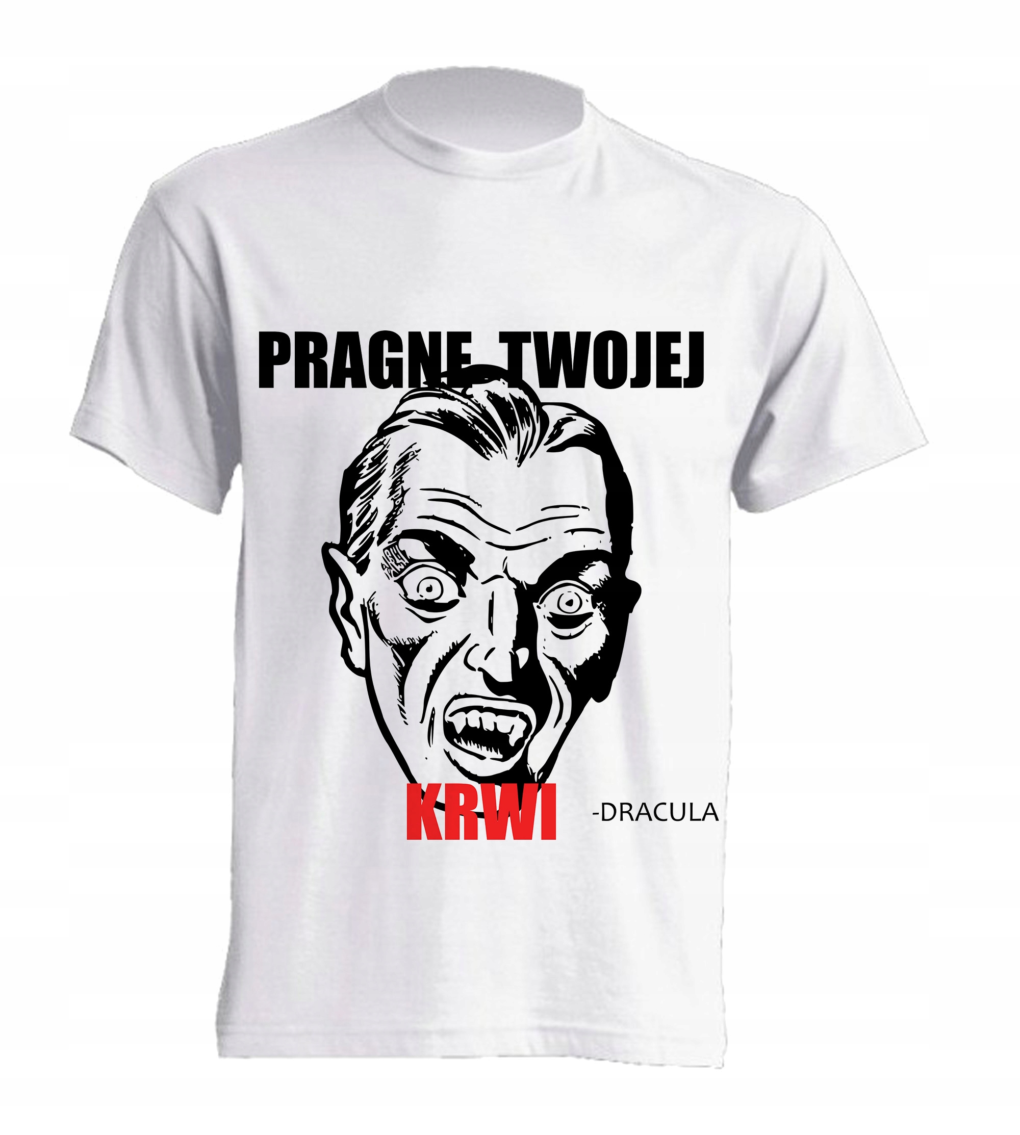 

Koszulka męska biała różne wzory na Halloween