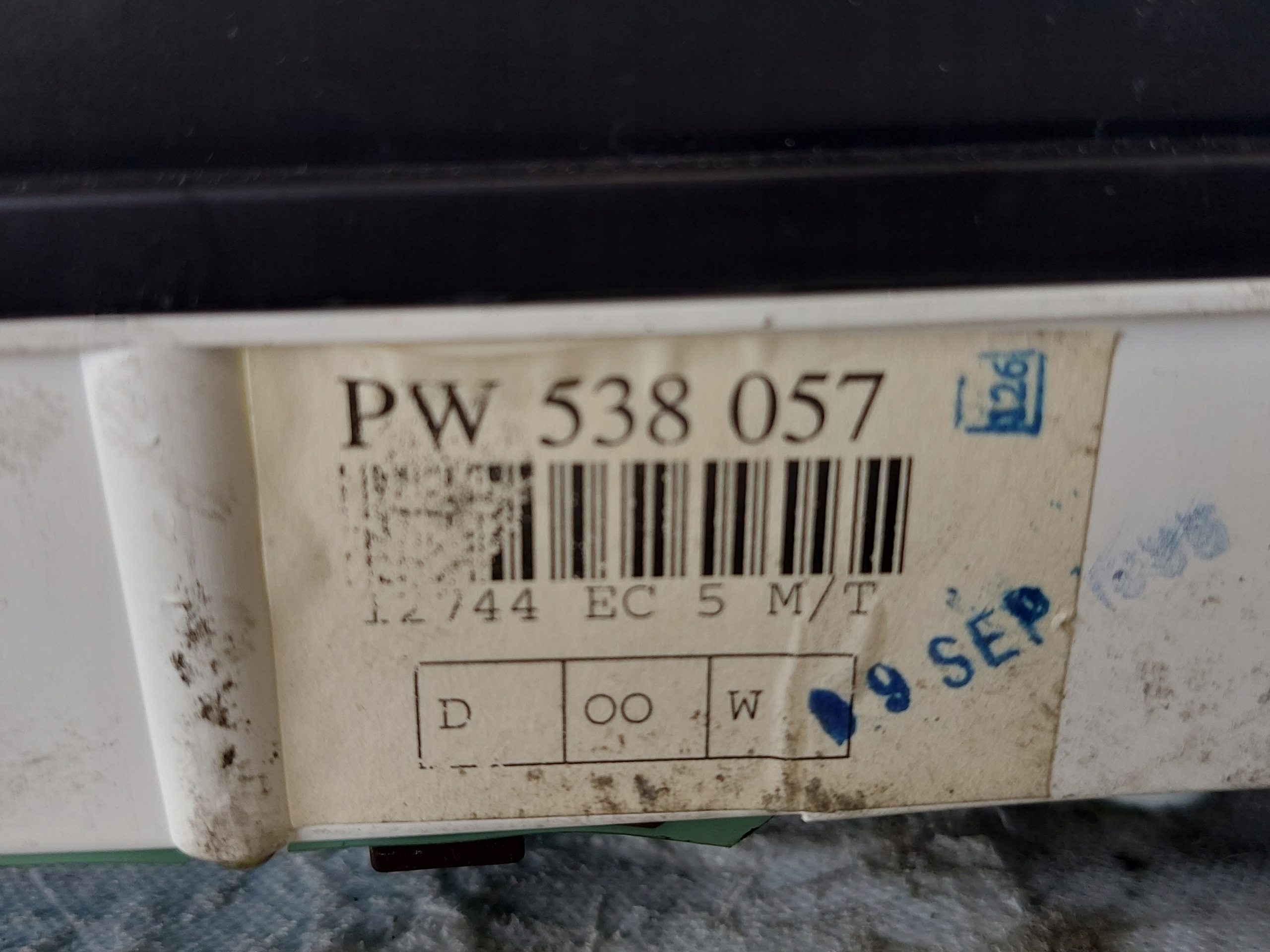 dials clock PROTON PERSONA 315 GLSI PW538057
