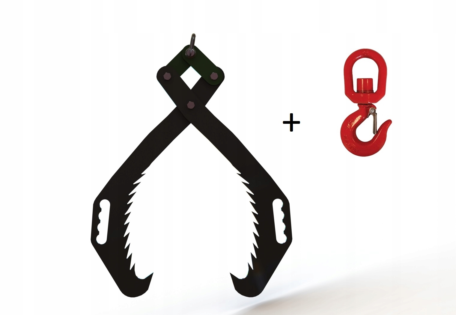 Hd60 - Захват для дерева, листовой металл 12 мм + крюк 2000 кг