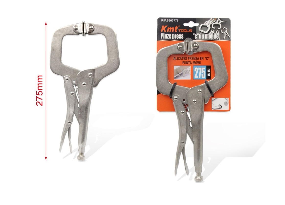 

Szczypce Zaciskowe Spawalnicze Morsea Typ C 275 mm