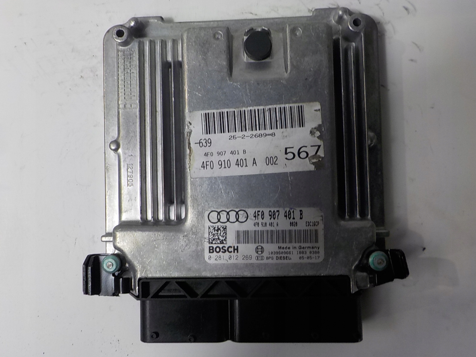 AUDI A6 C6 computer control unit 4F0907401B 0281012269