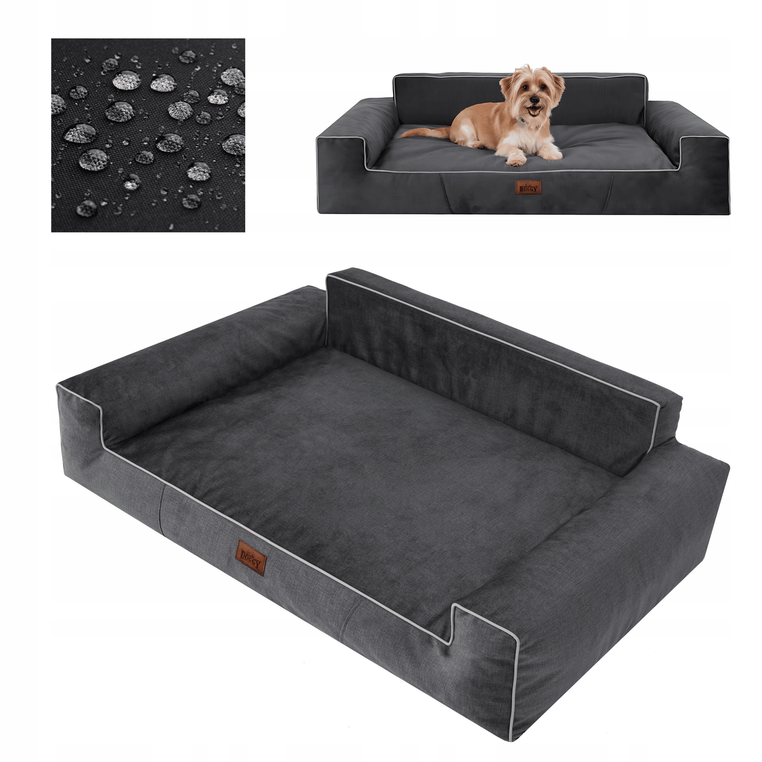 Legowisko dla psa, wodoodporny materac posłanie kojec dla psa L 78x53cm