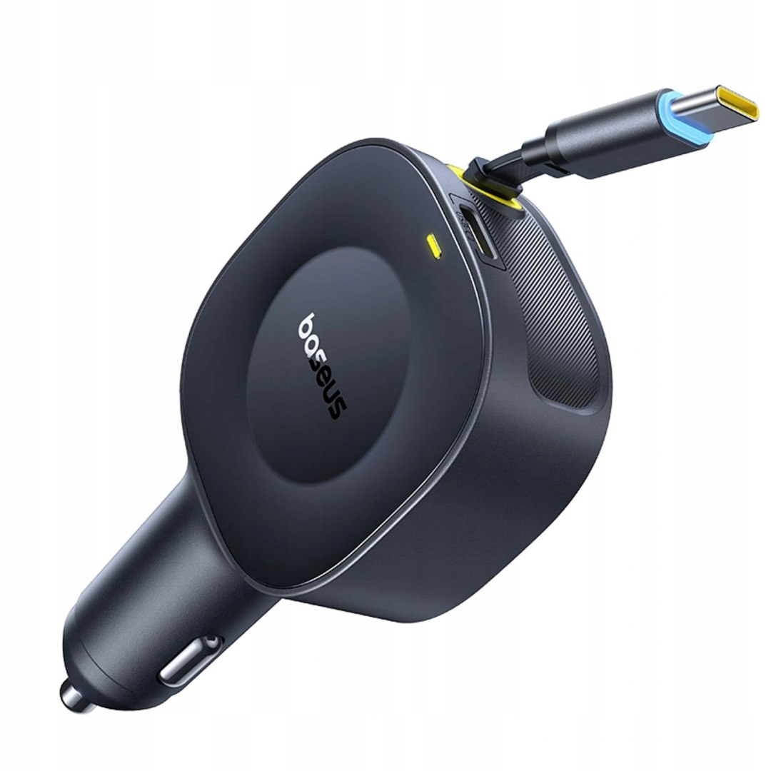Ładowarka samochodowa Baseus PrimeTrip VR2 30W ze zwijanym kablem Usb-c c