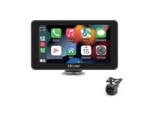Ekran samochodowy CarPlay Android Auto 17,8 cm z kamerą cofania