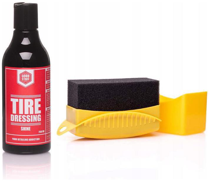 GOOD STUFF TIRE DRESSING SHINE + TIRE APPLICATOR