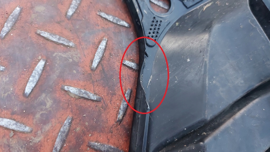 moulding grid of a bumper right right front BMW X3 G01 21
