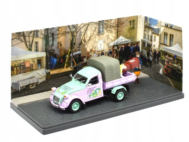 Citroen 2CV Aks 400 Pickup Diorama 1:43 Atlas