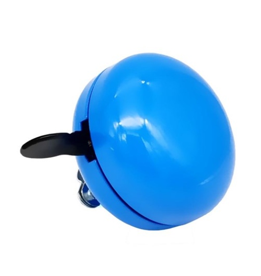 Dzwonek rowerowy big bell niebieski 80mm DZW053