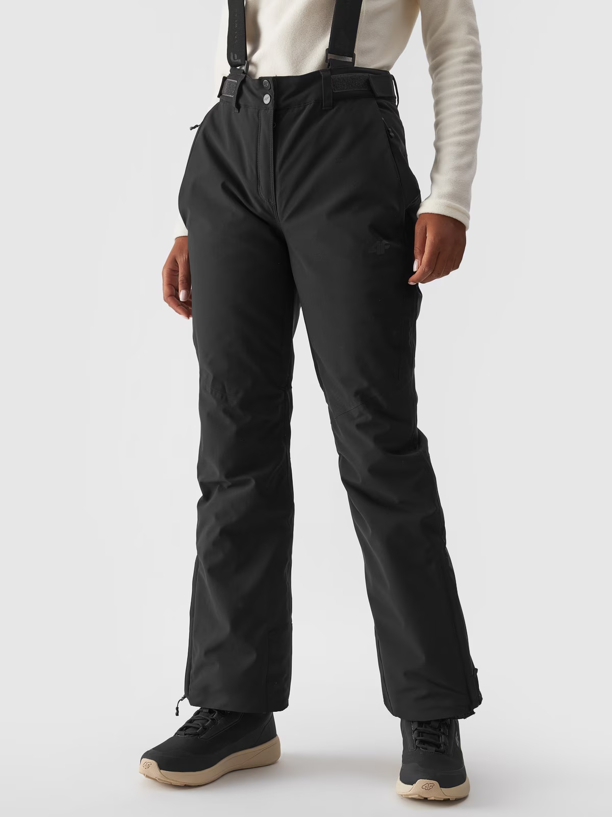 4F Spodnie Narciarskie Damskie AW24-F704 Czarne XXL