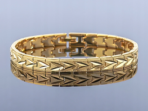 

Elegancka złota bransoletka 14k ! Jakość !
