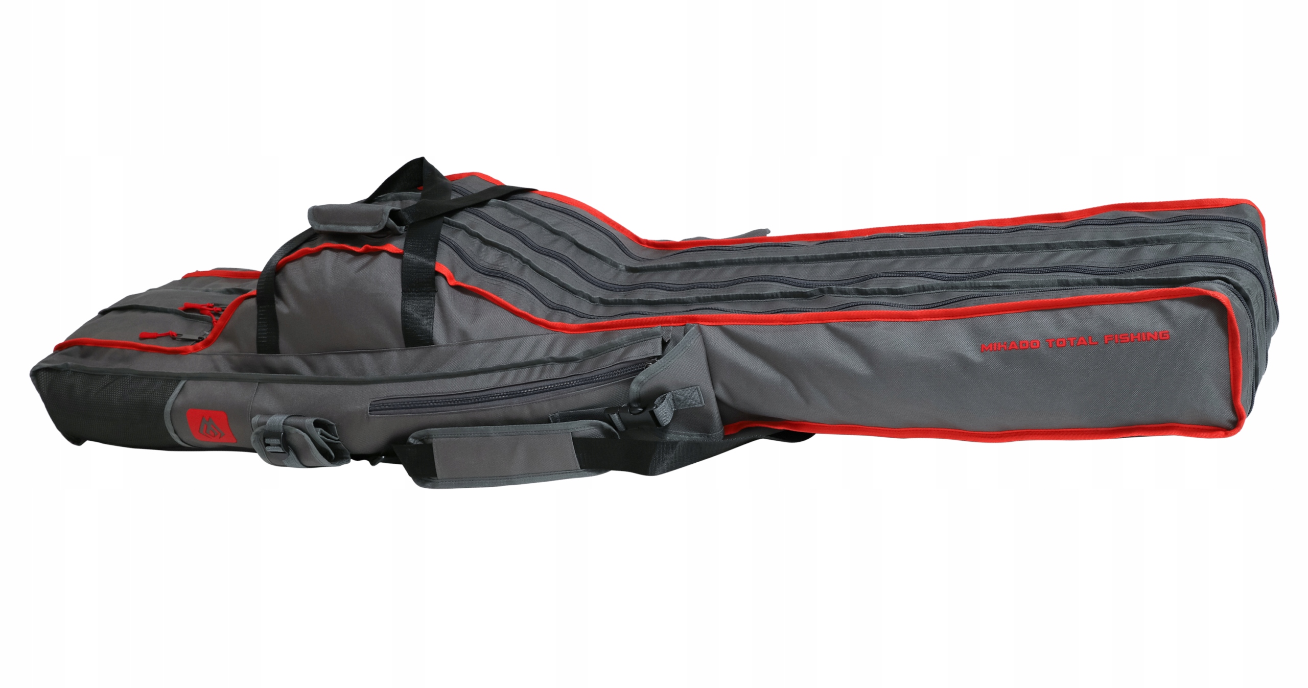 Mikado Pokrowiec Na Wędki 3 Komorowy 170CM Szary