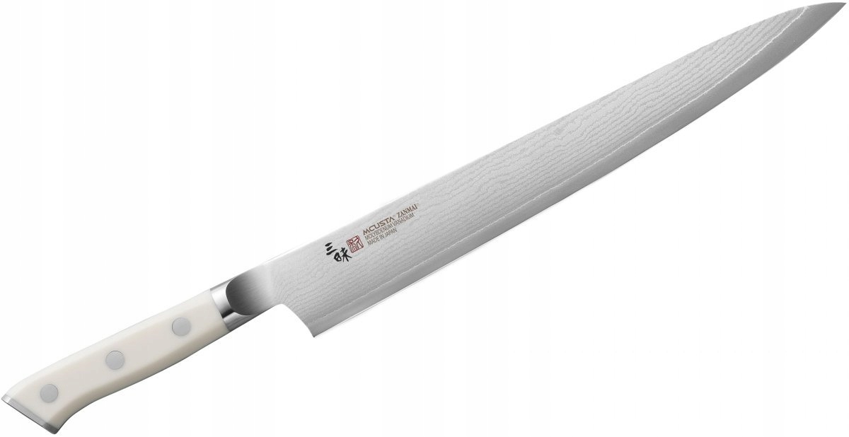 Mcusta Zanmai Classic Damacus Corian Nôž Sujihiki 24 cm