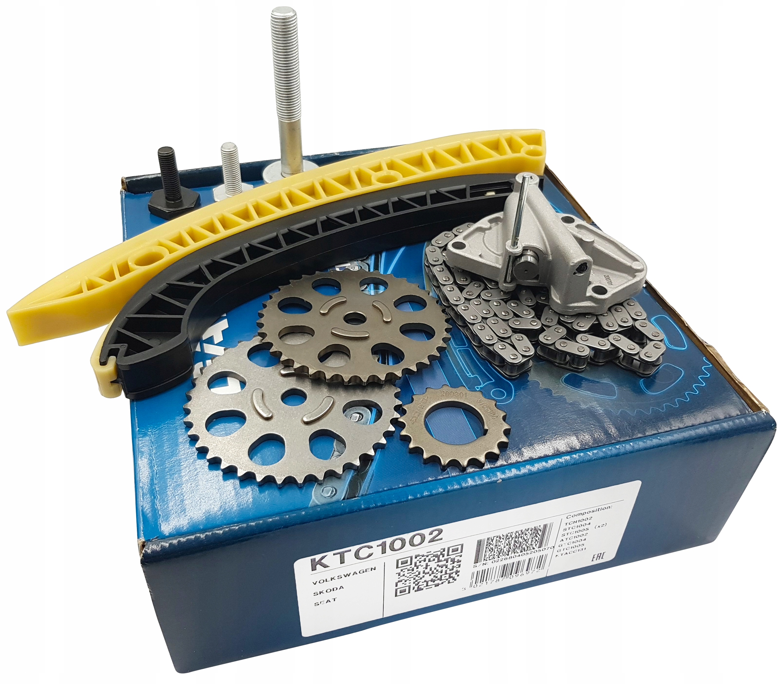 DAYCO ŁAŃCUCH ROZRZĄDU VW POLO 9N 1.2 12V 01-14 Jakość części (zgodnie z GVO) P - zamiennik o jakości porównywalnej do oryginału