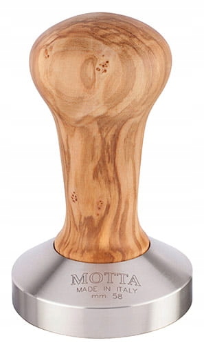 Motta tamper 58 mm płaski Olive Wood