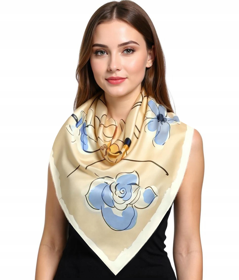 Hedvábný Šátek 100% Přírodní Morušový Hedvábí, Prémiová Kvalita