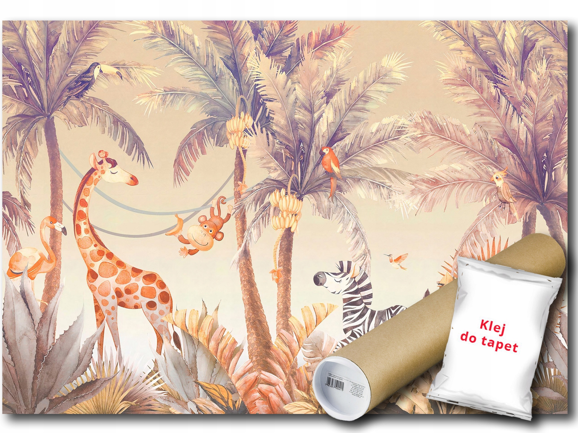 Vinylová Fototapeta Zvířata Zvířátka Džungle 368x254