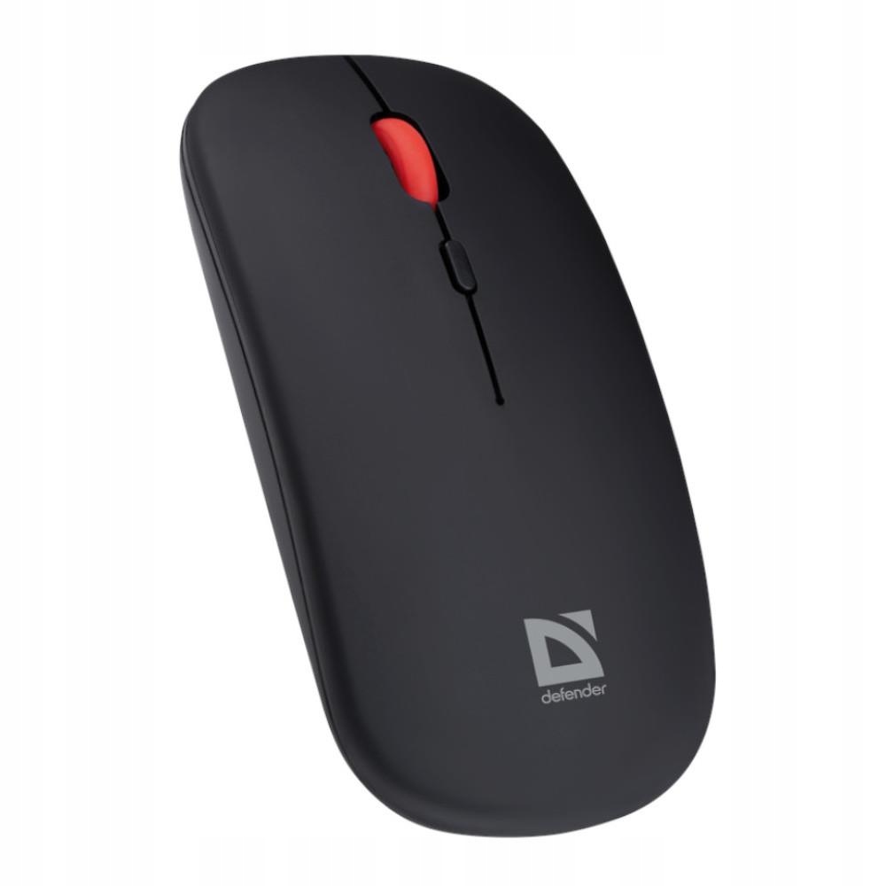 Defender Mysz MB635 Optyczna Silent Bezprzewodowa Do Pc Laptop 2 4 G