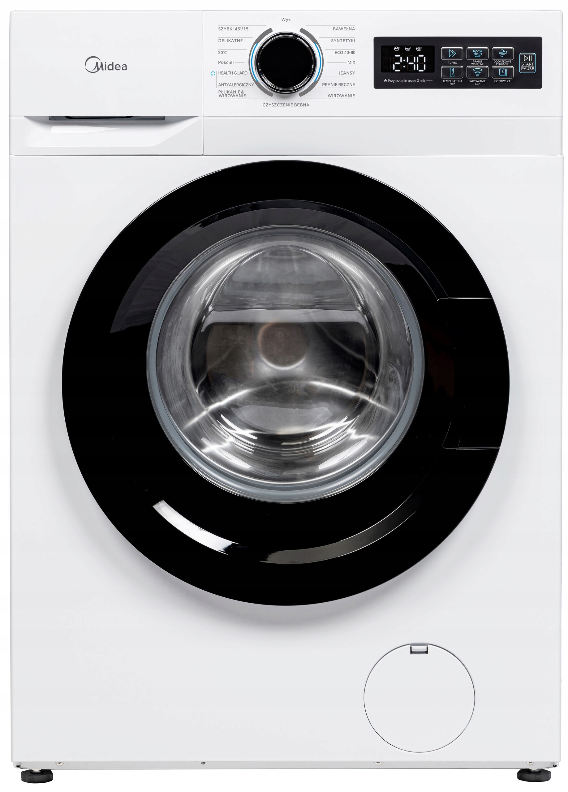 2X Pralka Midea MF110W60 W-pl 6kg 1000 obr biała 59.5 cm