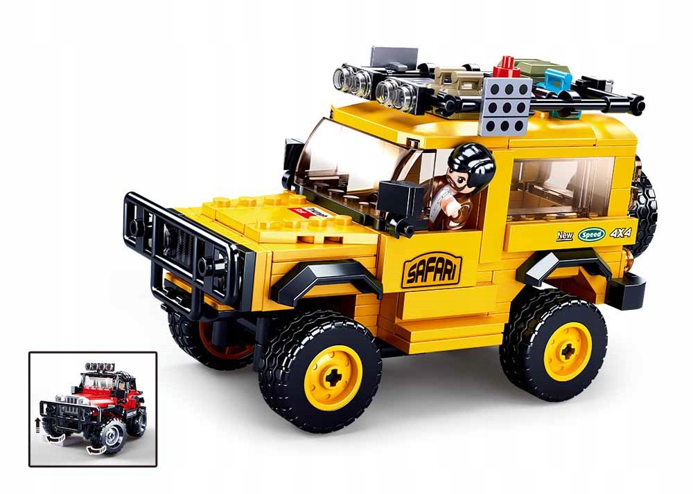 

Klocki Sluban Samochód Terenowy Jeep Car Club