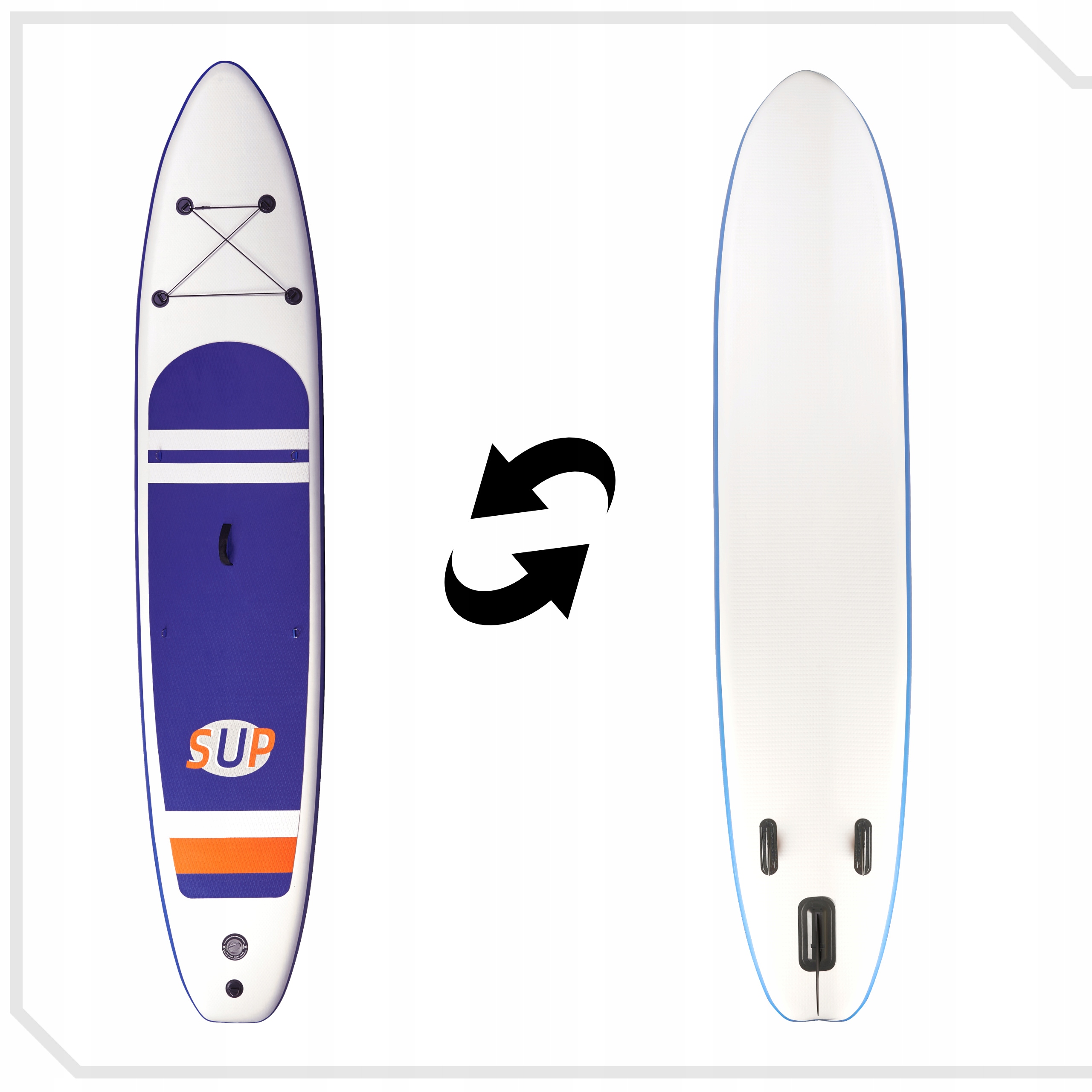 DESKA SUP DO PŁYWANIA POMPOWANA WIOSŁO POMPKA ZESTAW XXL 380CM 160KG Model SUP