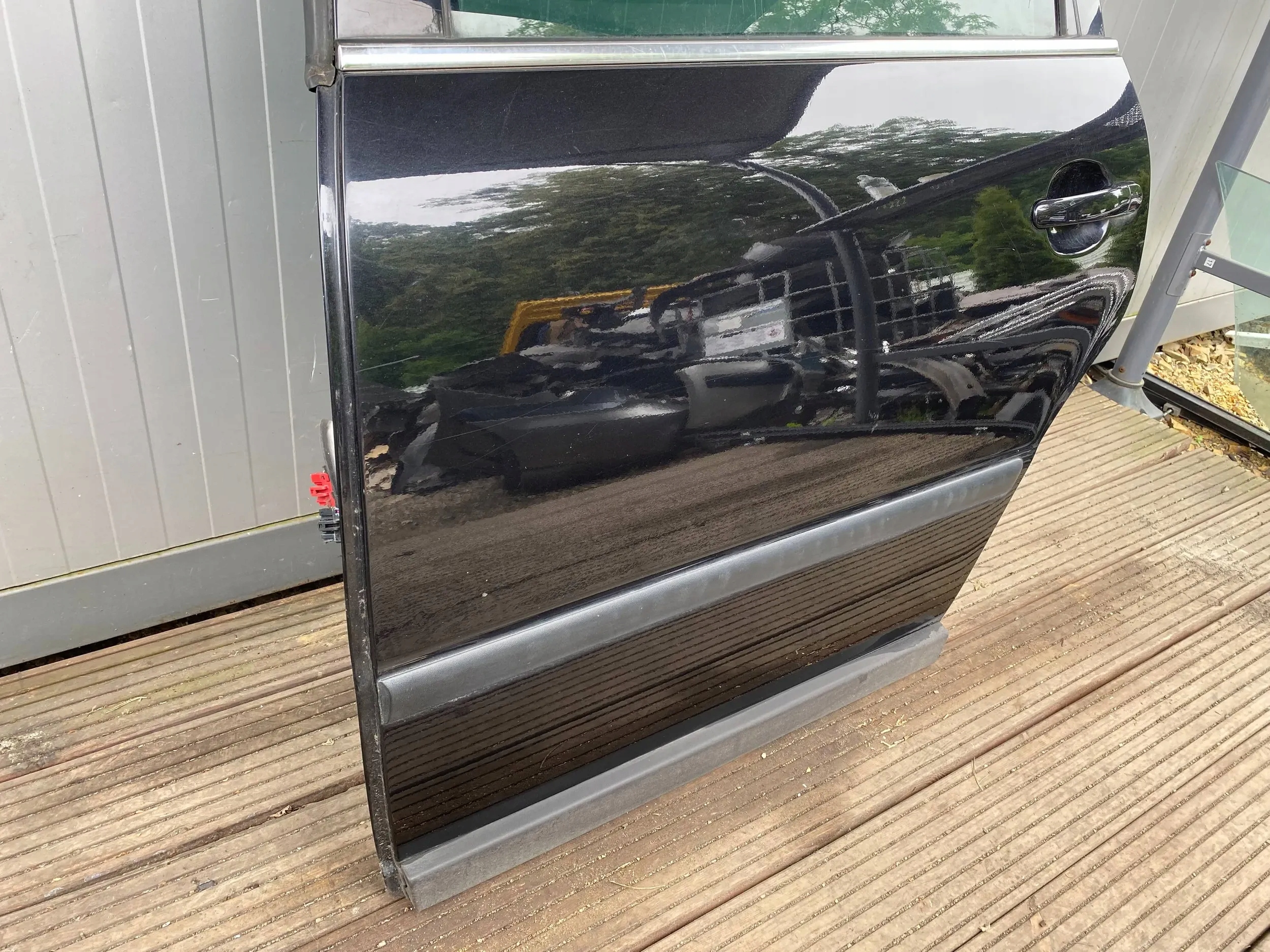 VW PASSAT B5 FL LIFT komplet Tür links heck LC9Z