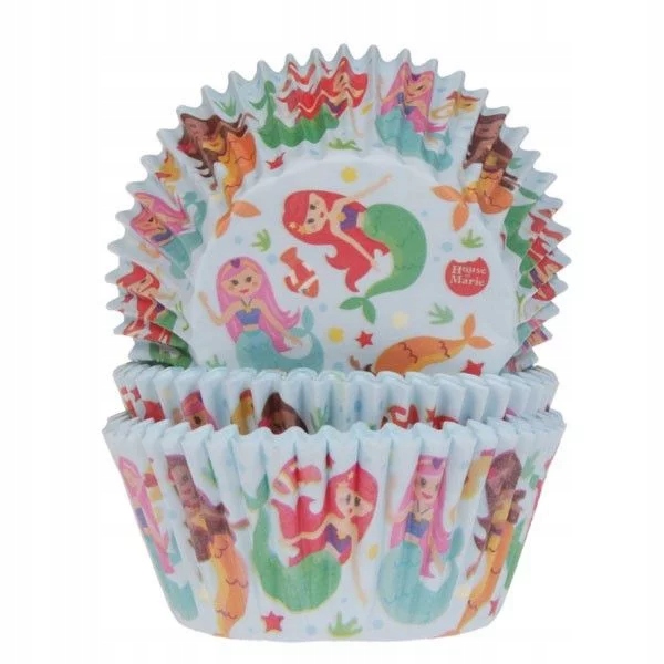 

Papilotki do muffinek Syreny 50 szt.