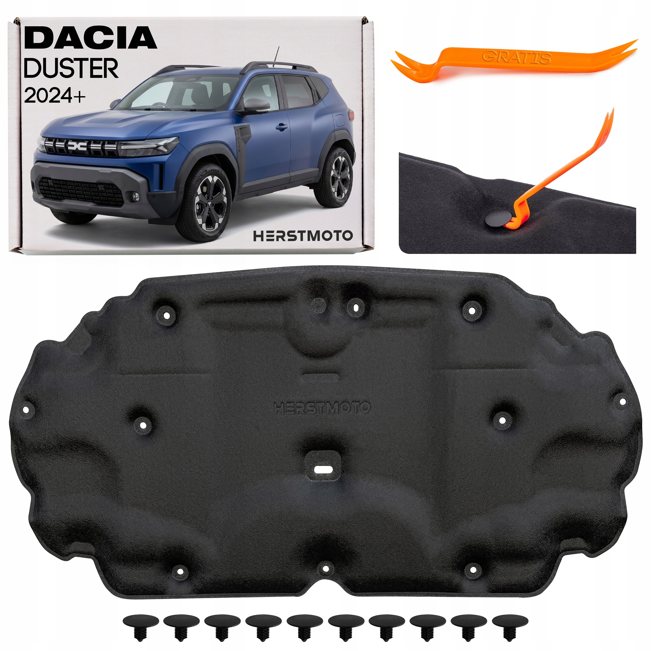 Dacia Duster III 2024 Ztlumení Masky 658405415R