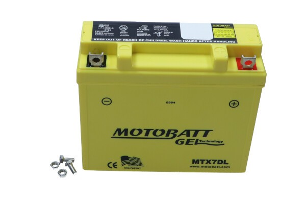 Akumulator Moto. 12V 7AH/110A P+ Żelowy (WYM:149X60X129)