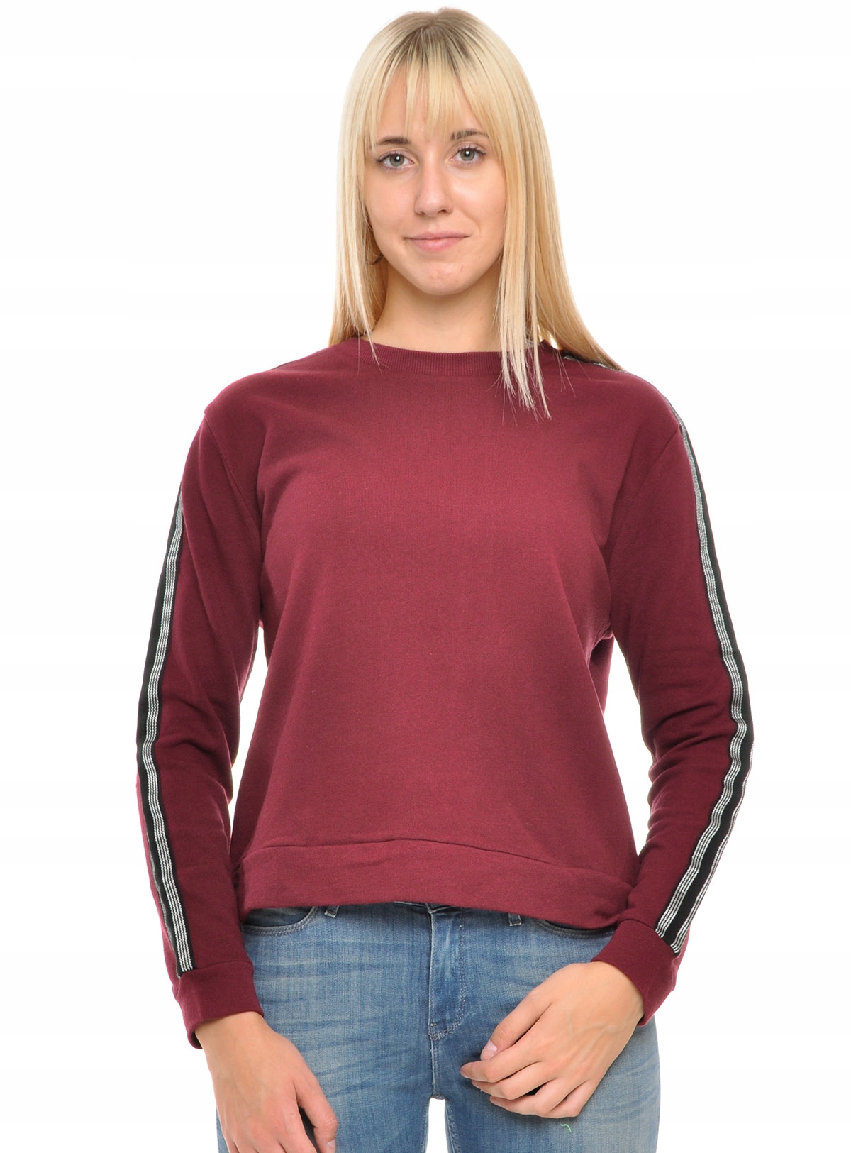 

Lee bluza burgundy Taped Sweatshirt _ S 36