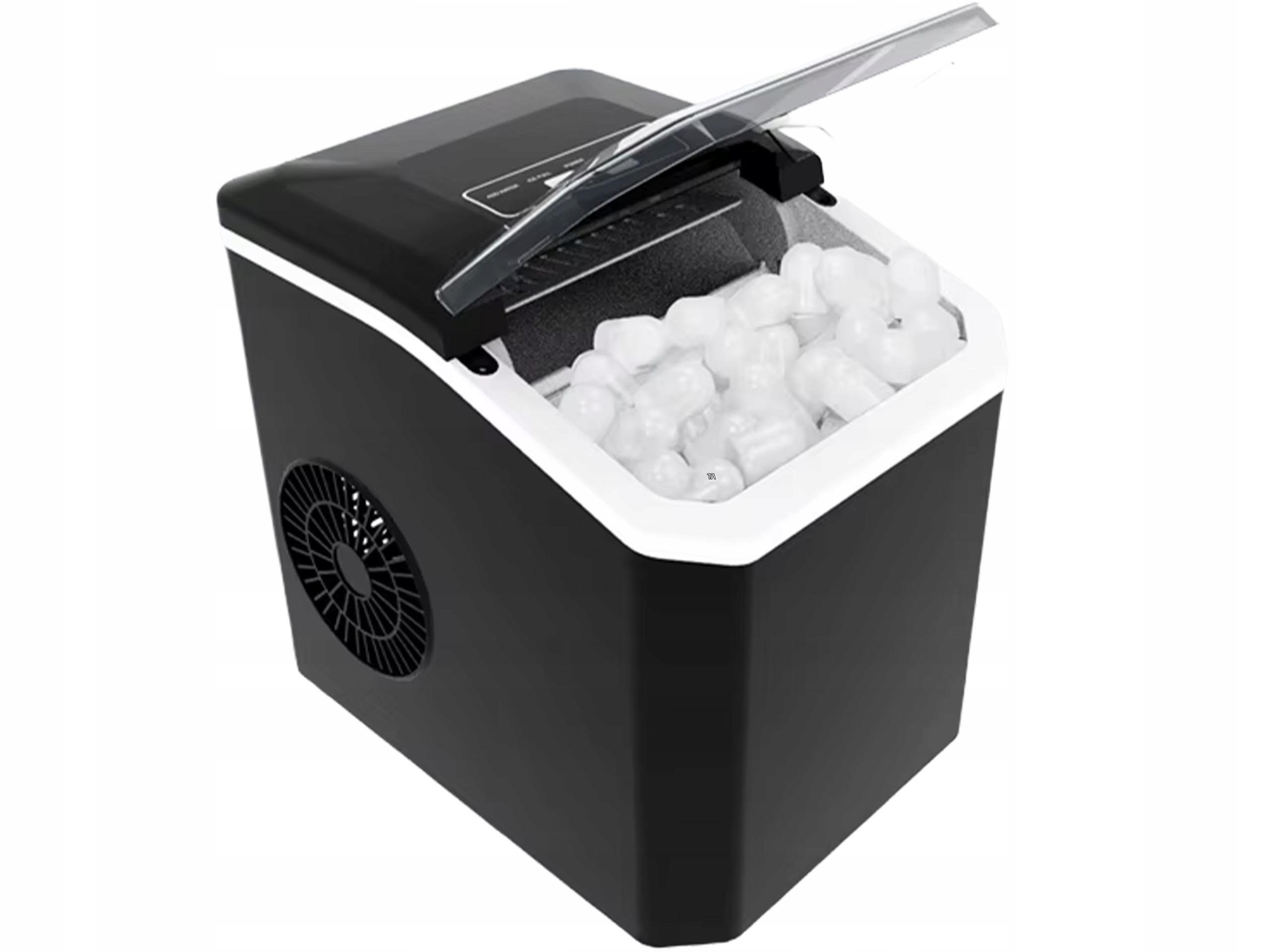 Domácí výrobník ledu Automatický stroj na kostky ledu 12 kg 24 hodin