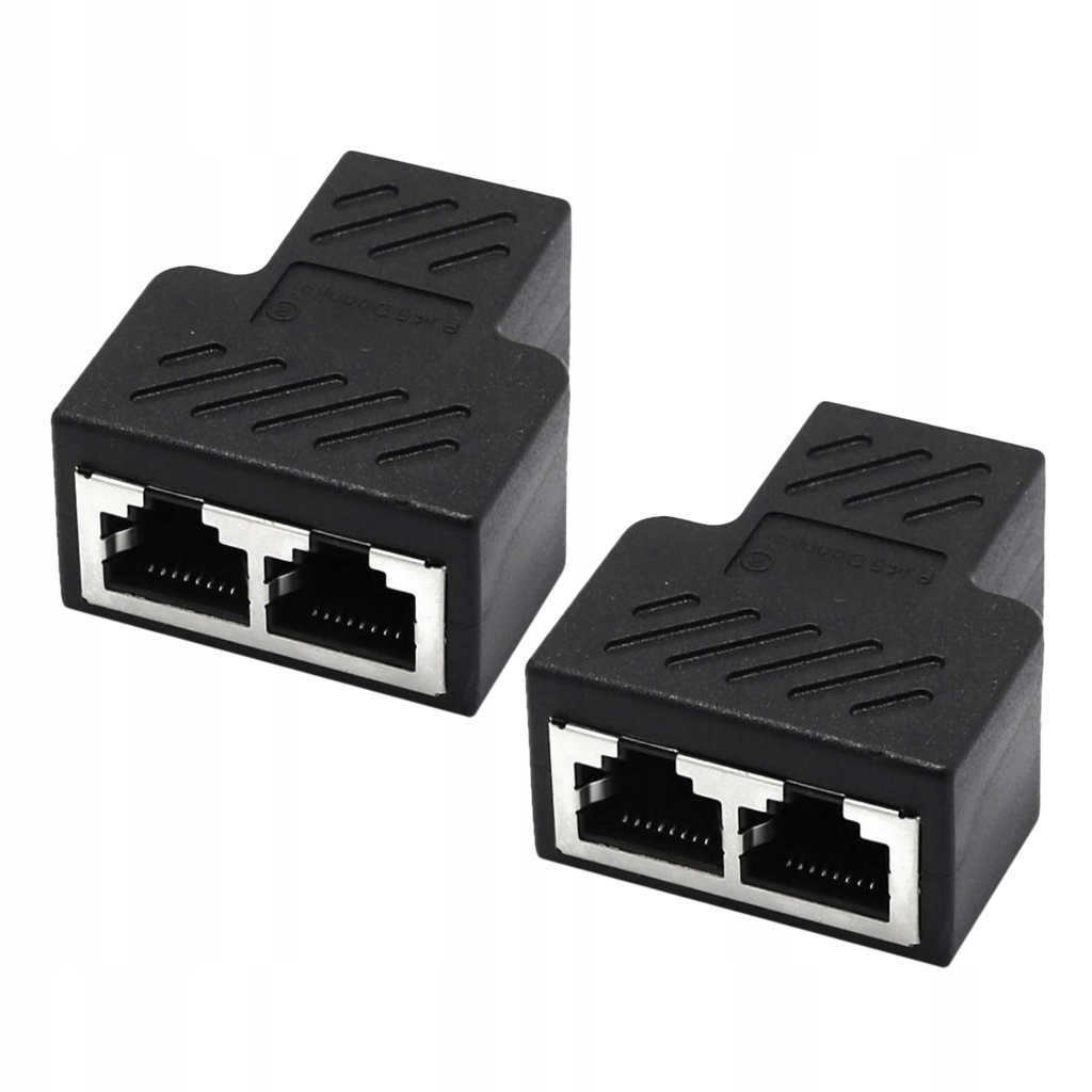 2x adapter rozgałęźnika 1 do 2 żeńskich