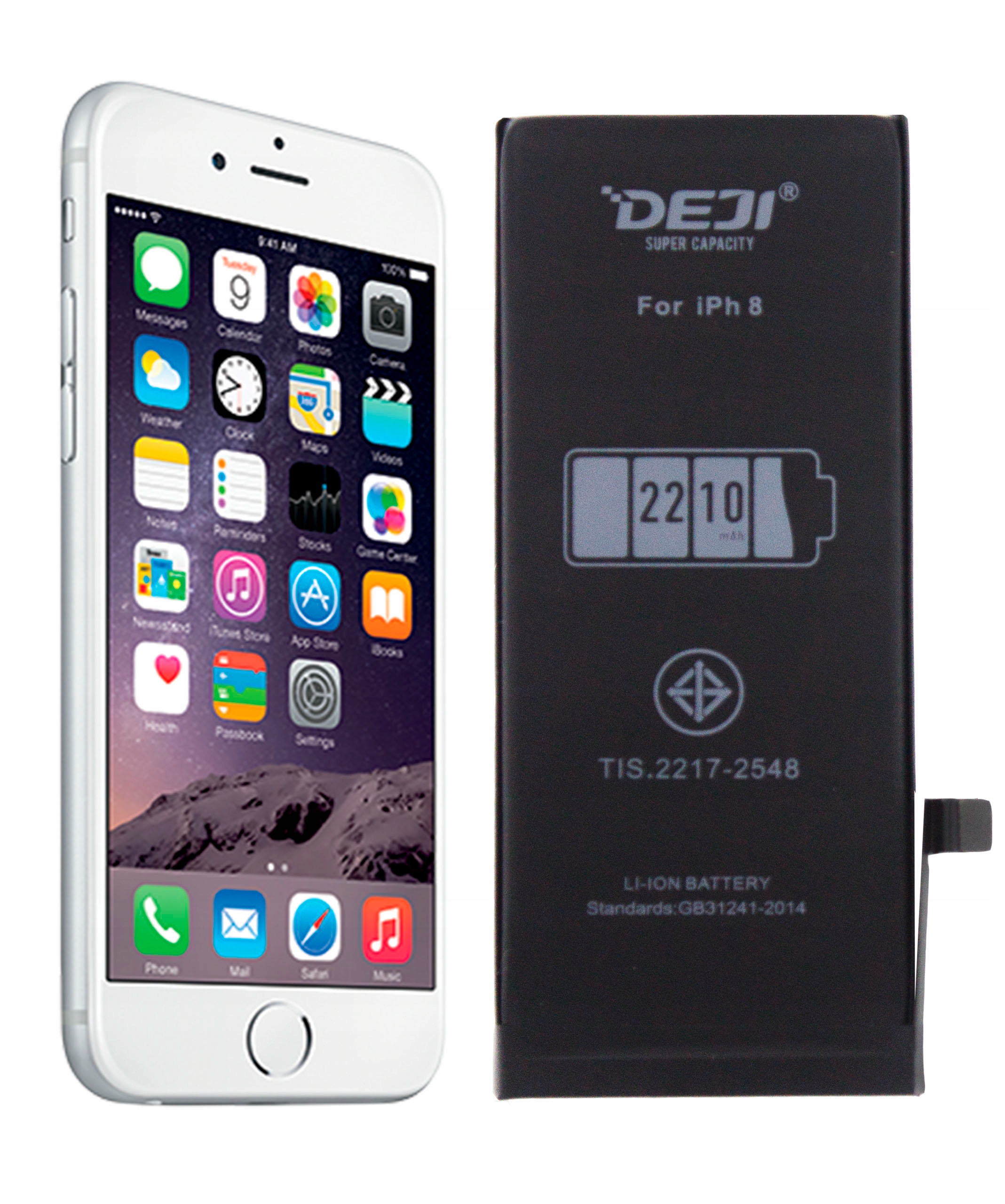 акумулятор для iPhone 8-оригінальний DEJI 2210mah Марка інше