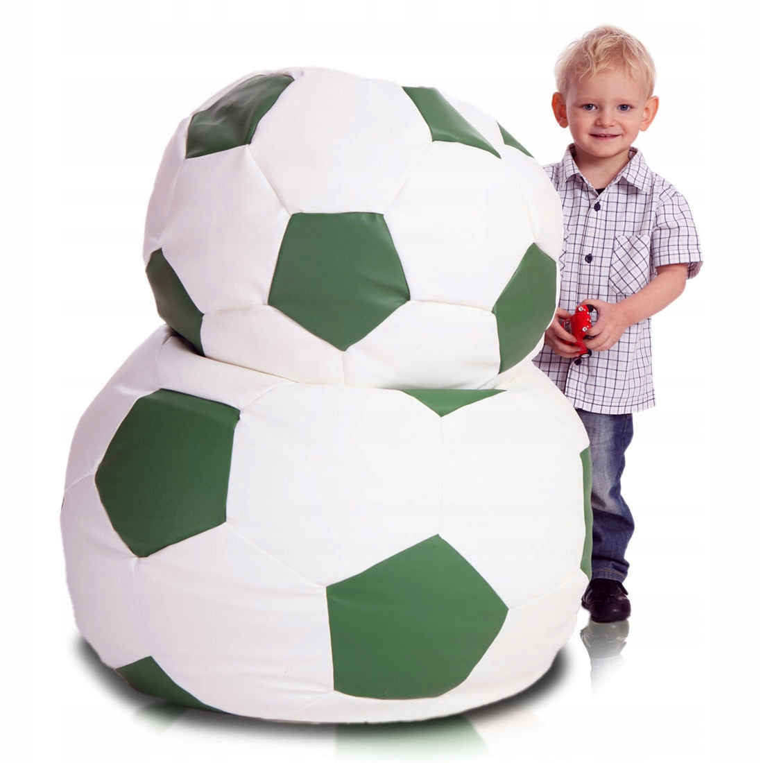 Pufa Piłka Nożna M Ekoskóra Dolaro E9 zielony Marka inna