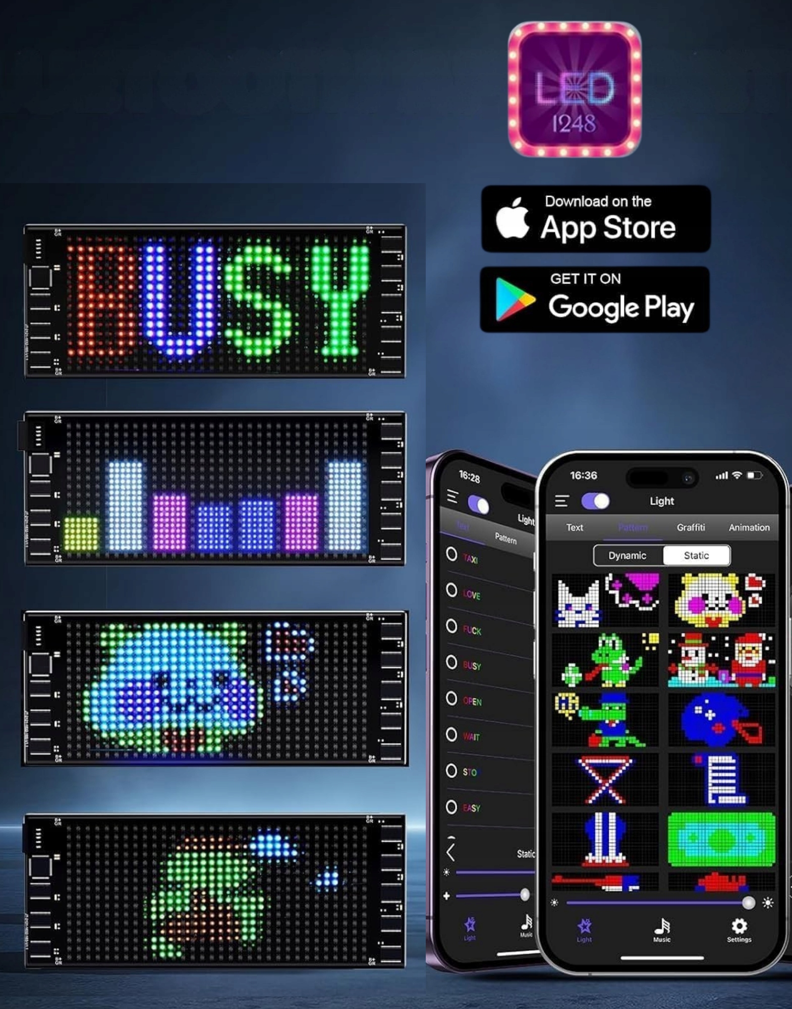Lampa LED Matrix Bluetooth RegMag 173 × 70 mm – Elastyczna konstrukcja i zasilanie USB