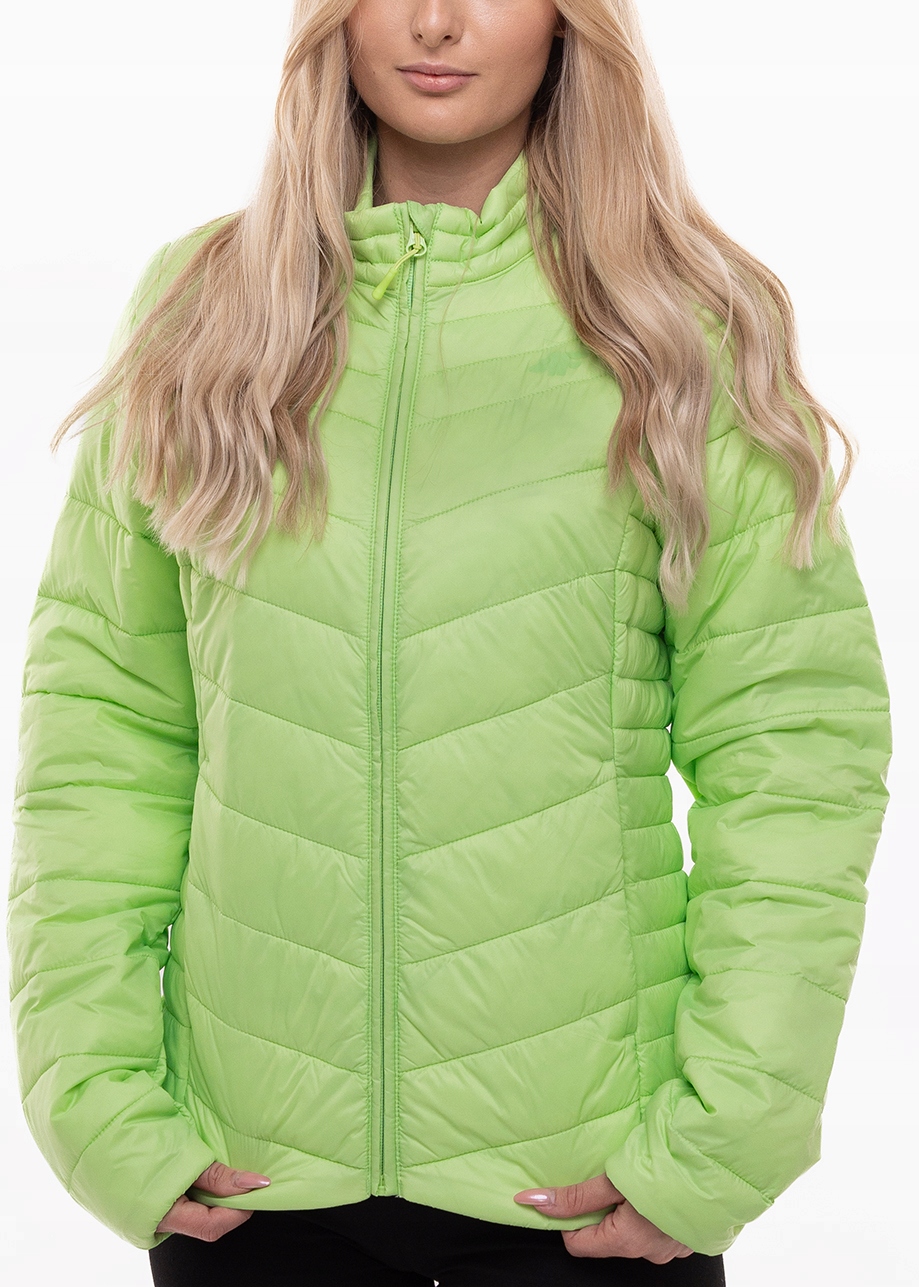 4F dámská přechodová zapínací prošívaná péřová bunda vel. M