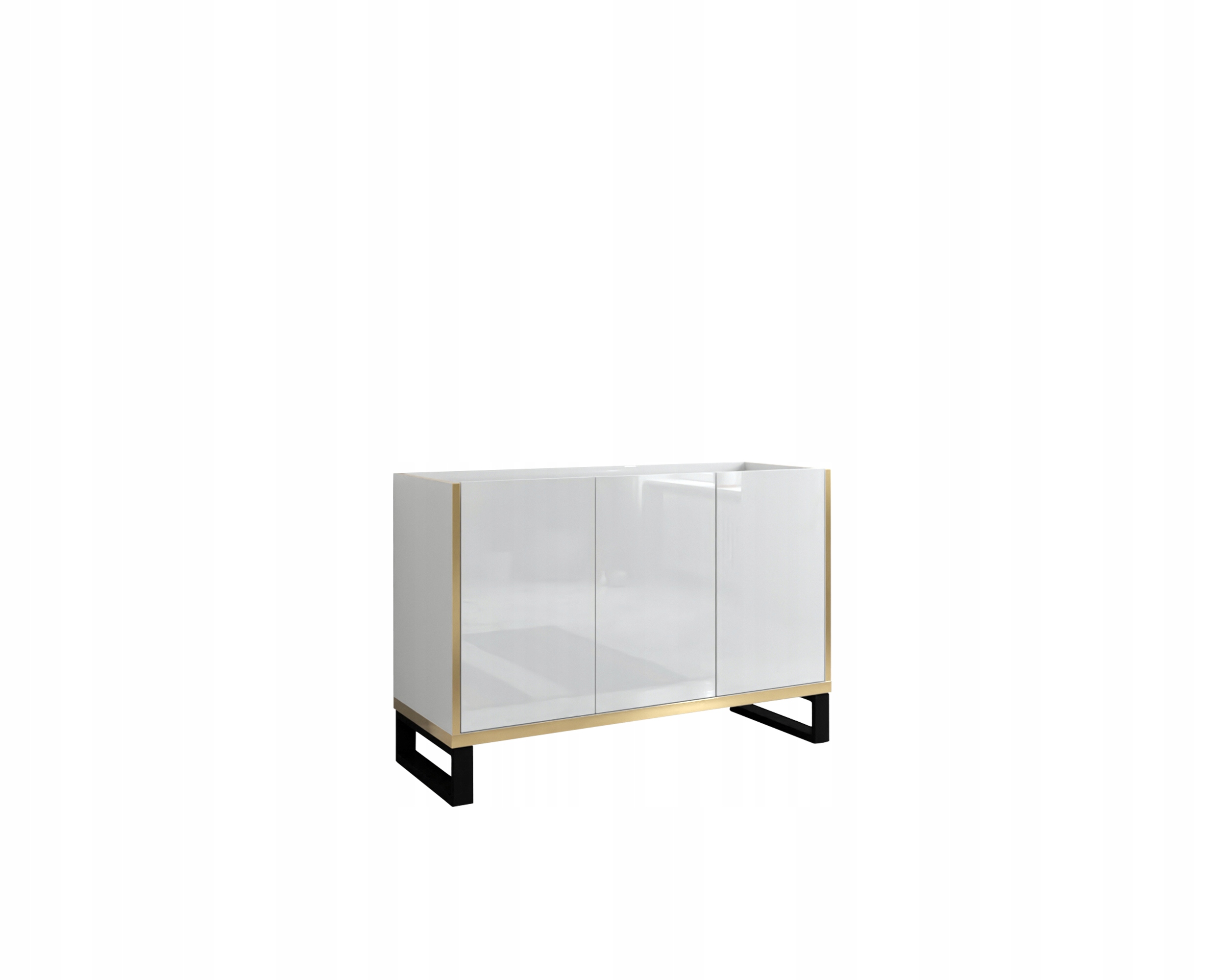 PIĘKNA BIAŁA MEBLOŚCIANKA Z POŁYSKIEM HOLD Marka Remax