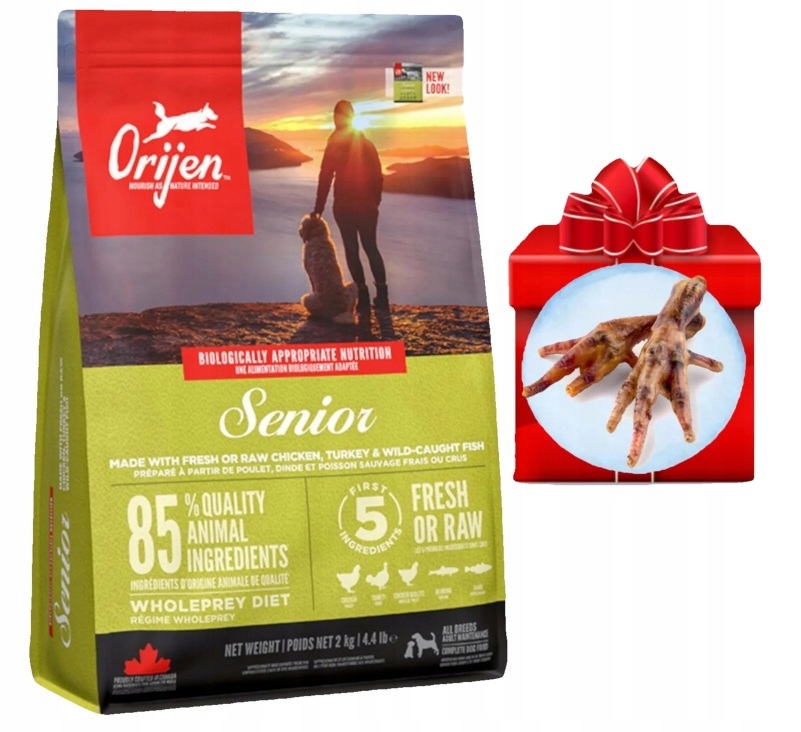 Karma Dla Psa Seniora Orijen senior dog 2kg+GRATIS