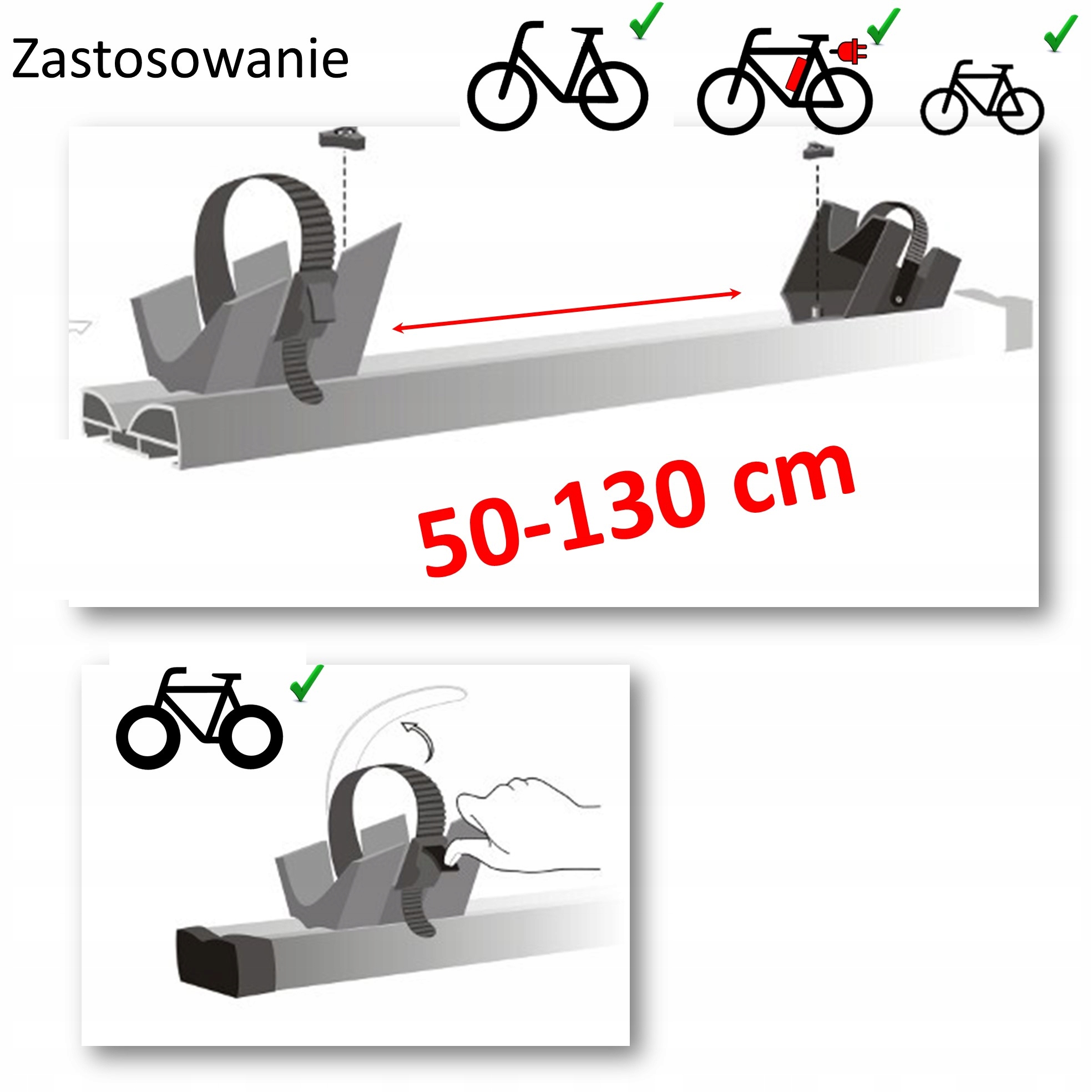 BAGAZNIK ROWEROWY UCHWYT NA ROWER DACH ALUMINIOWY Product Weight 2 8 kg