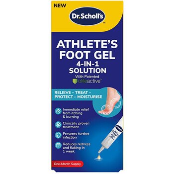 Scholl Athlete Foot 4v1 Gel gel na atletickou nohu 10 ml