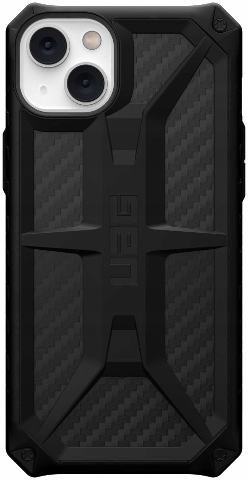 Pouzdro Uag pro iPhone 14 Plus, obal Karbon, zadní krytka Hard case