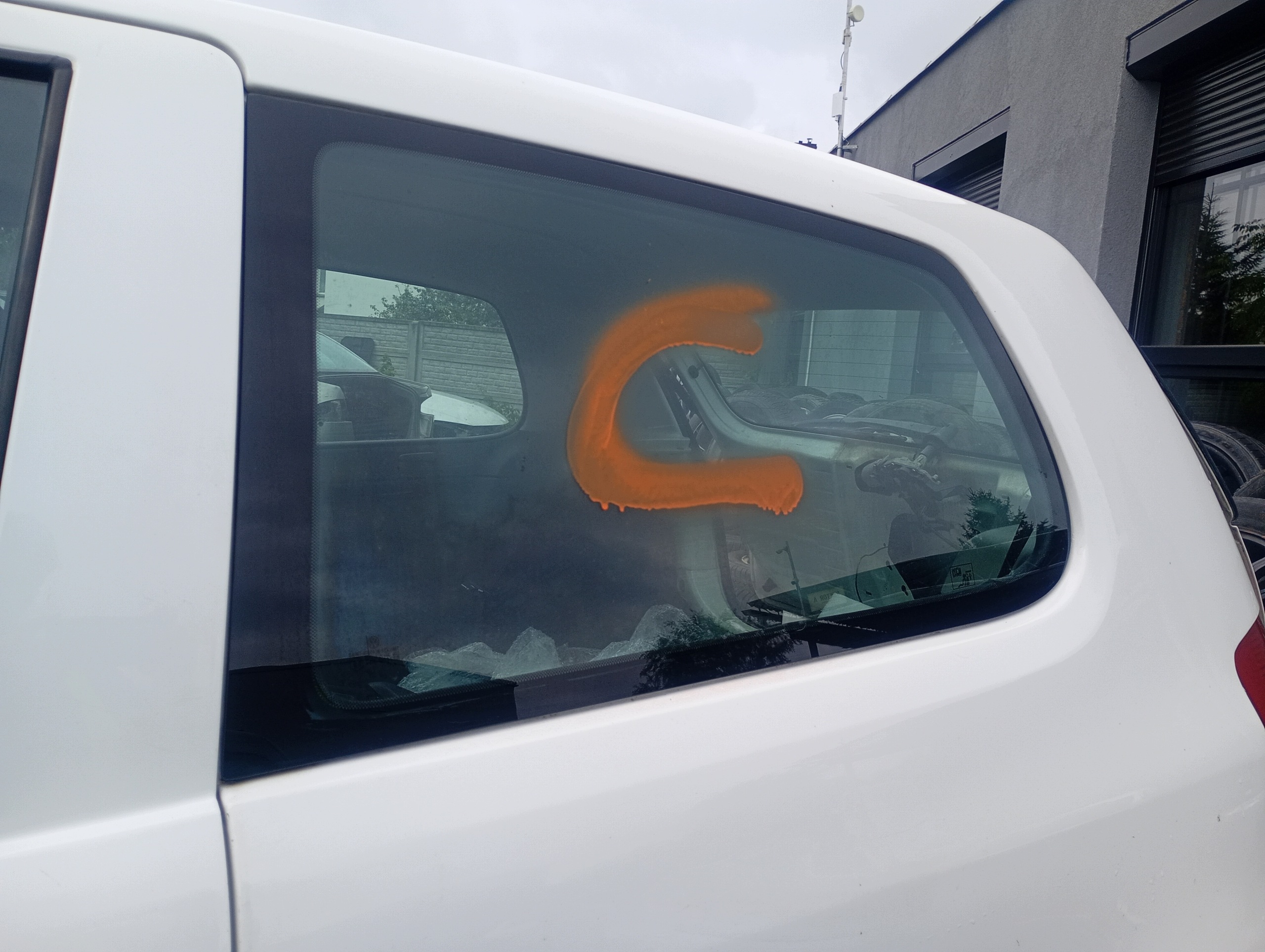 window side bodywork left rear rear part VW Fox 05-11