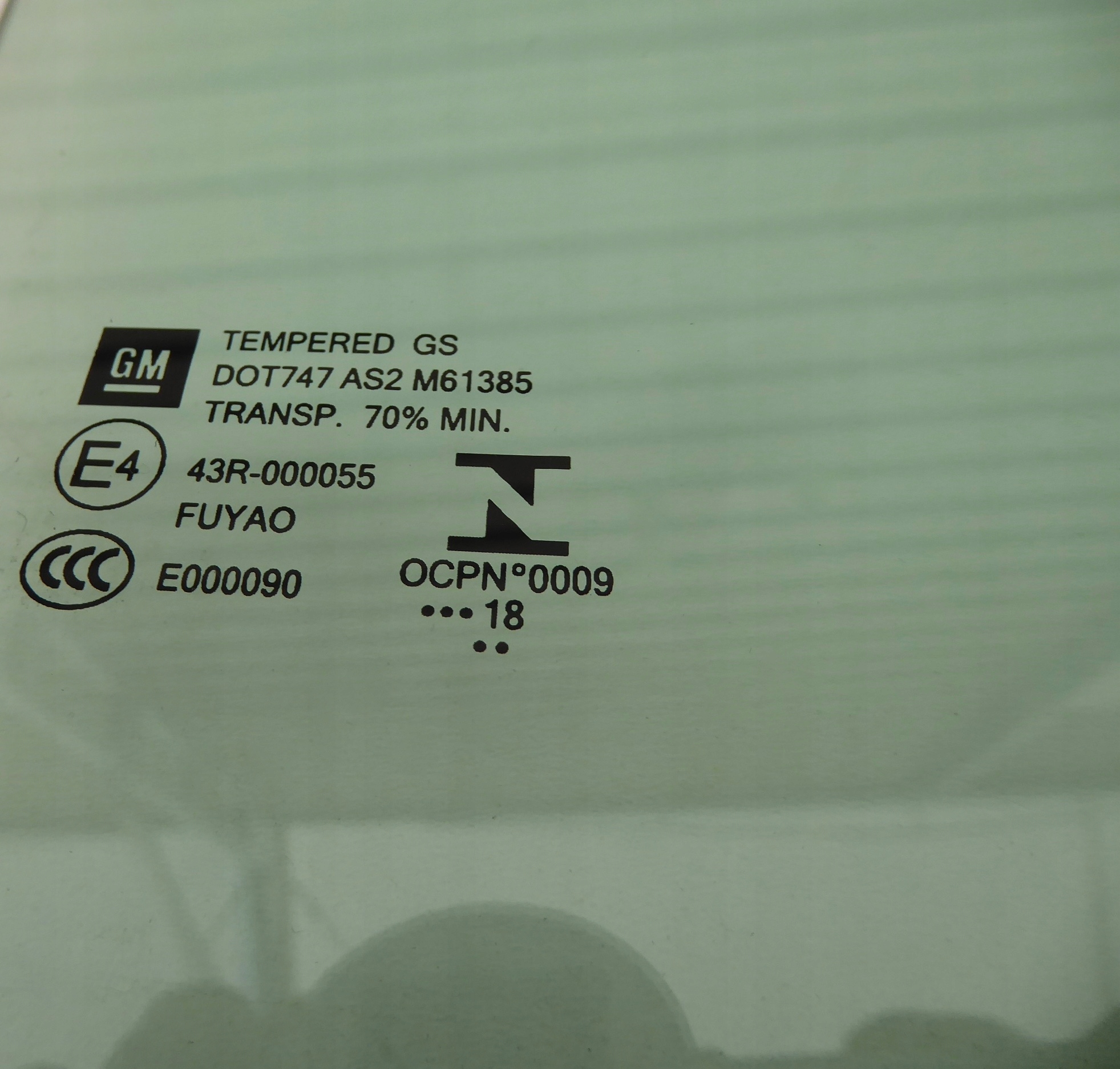 СТЕКЛО ДВЕРИ 2018 ЗАДНИЙ ПРАВЫЙ OPEL INSIGNIA B HB