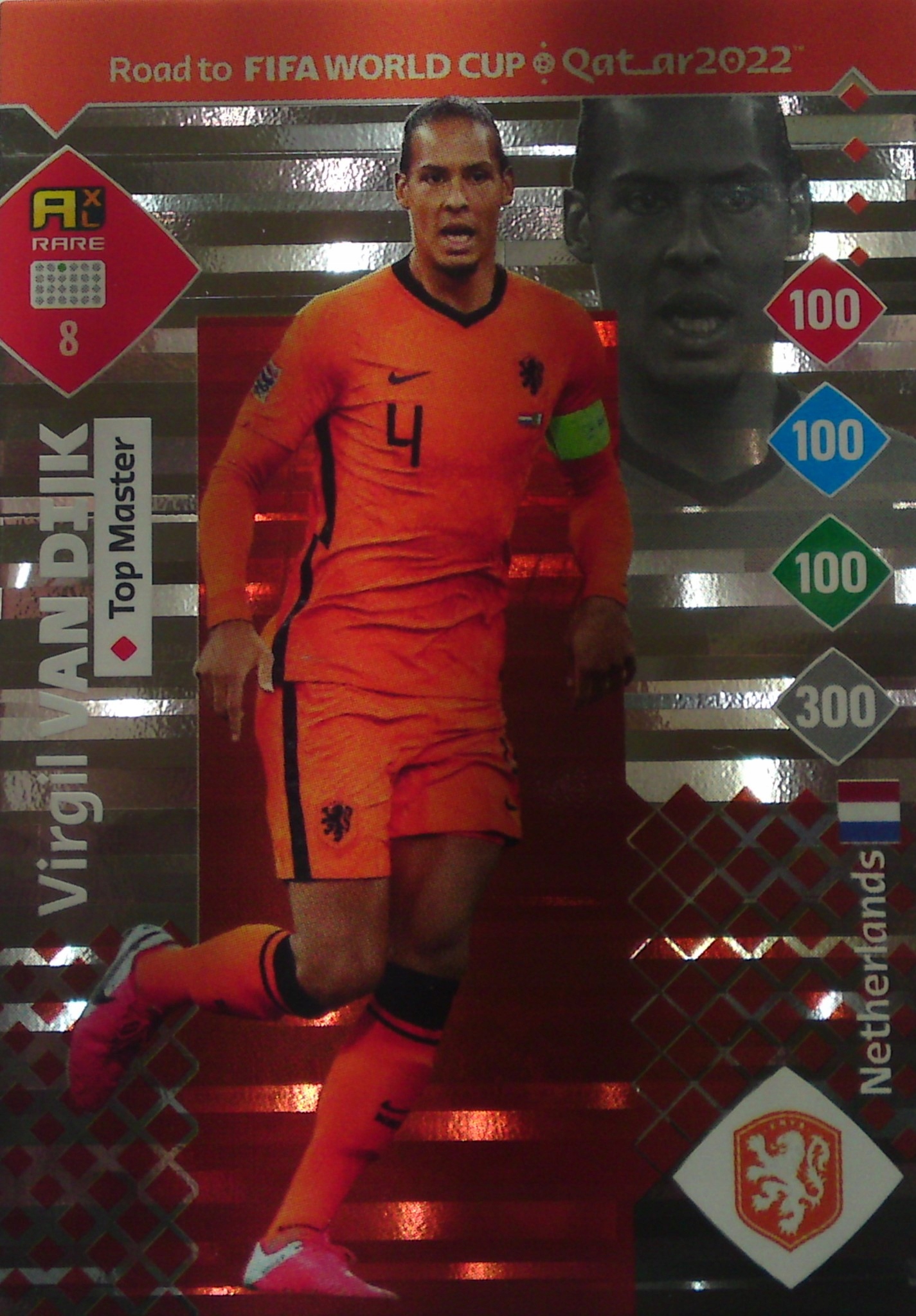 Panini Road Fifa World Qatar 2022 Top Master Virgil van Dijk 8