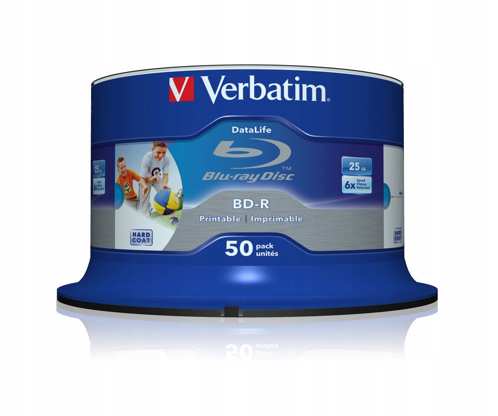 VERBATIM BD-R BLU-RAY 25GB 6x Printable 50szt !!!!