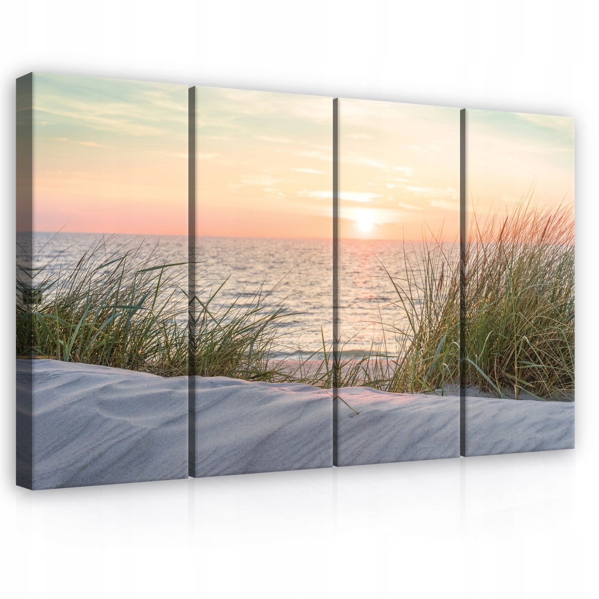 Obraz 120x80 Západ slnka východ more pláž pokoj príroda pastelový sen