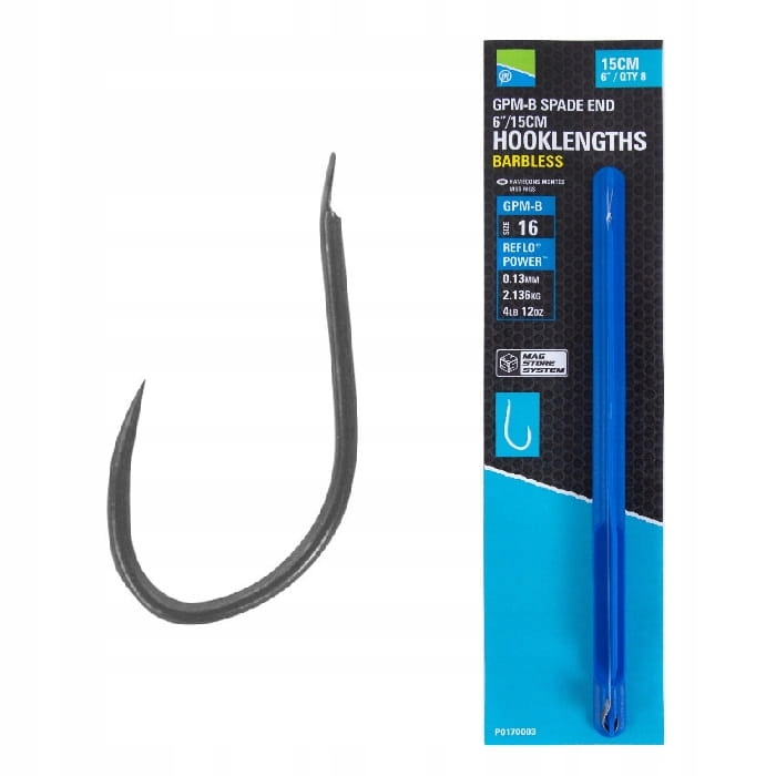 Przypony GPM-B Spade End roz.16 / 15cm PRESTON