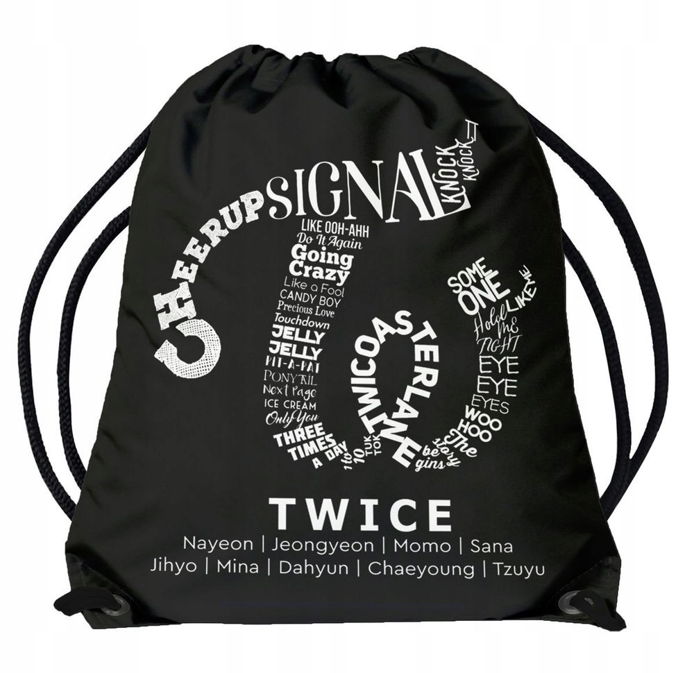 

Worek Twice Kpop Dodaj swój napis!