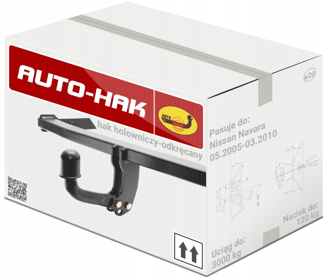

Hak holowniczy V64 do Nissan Navara D40 2005-2010