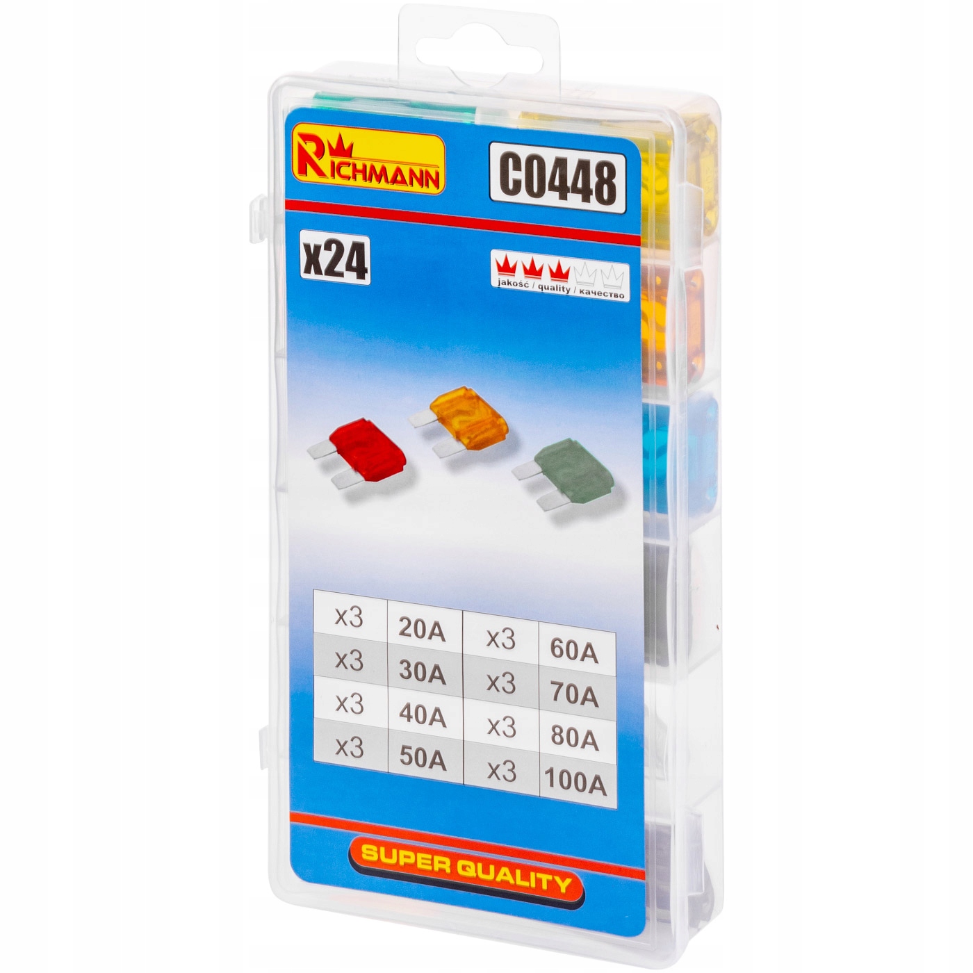 KPL. BEZPIECZNIKÓW MAXI 24 SZT. Marka RICHMANN