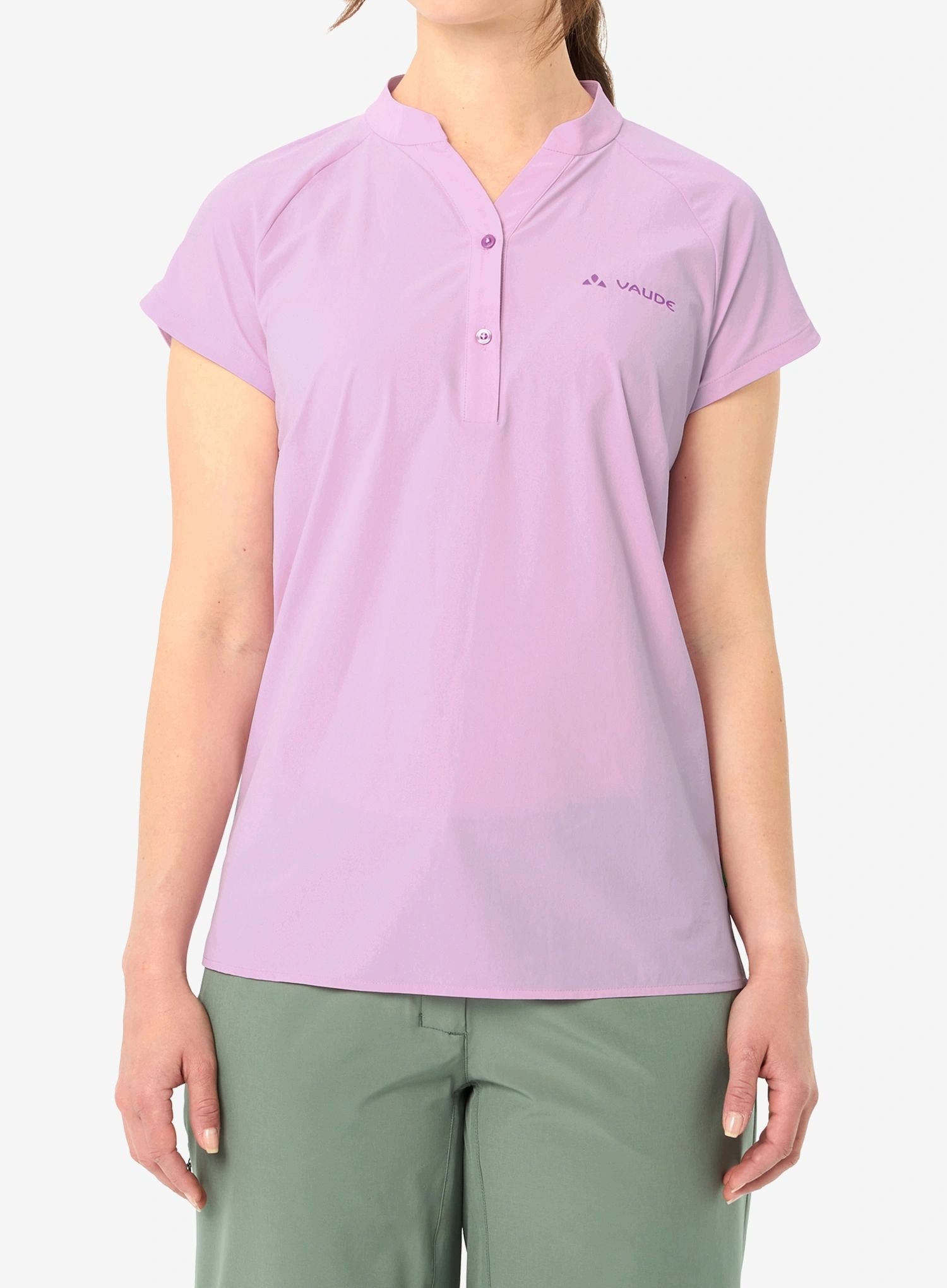 Polokošile Vaude Yaras Sl Shirt II raspberry 42 (L)